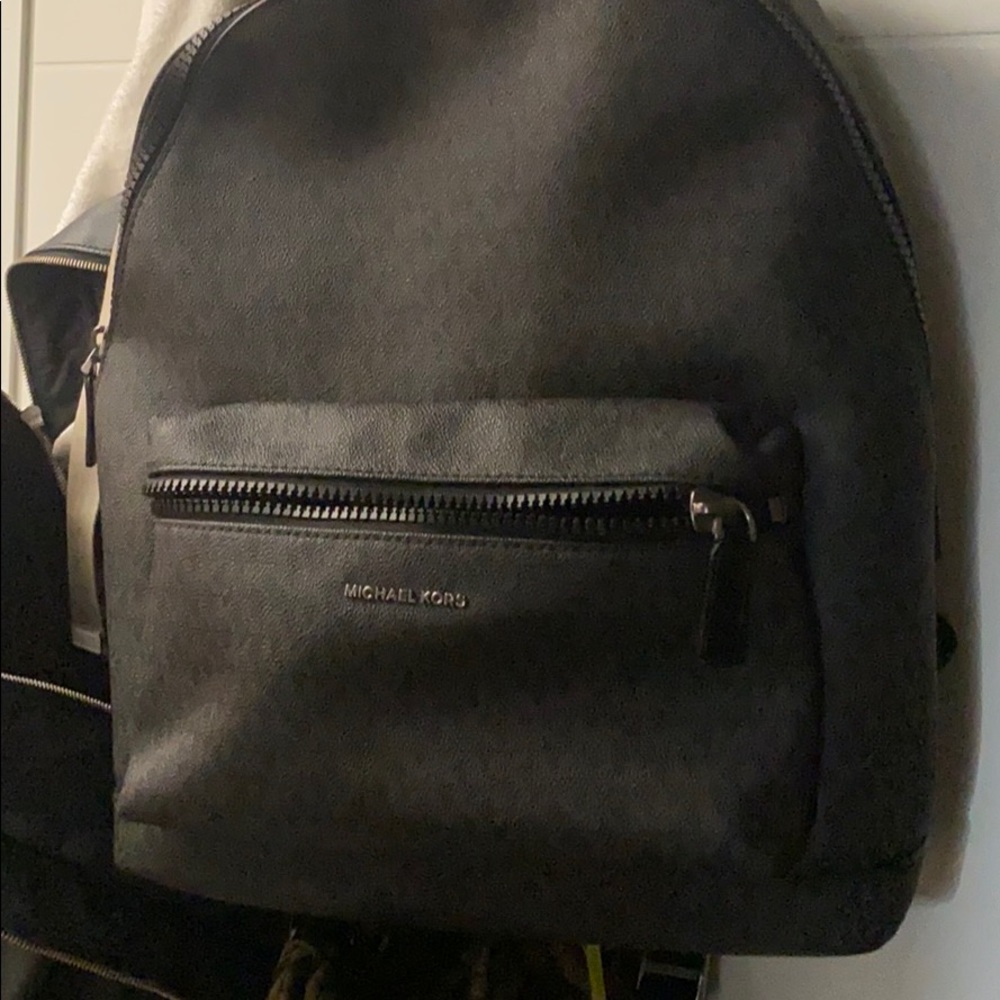 Black Michael kors backpack